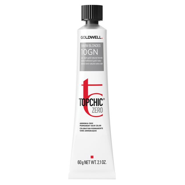 Goldwell Topchic Zero Ammonia-Free Permanent Hair Color - 10GN Extra Light Gold Natural Blonde