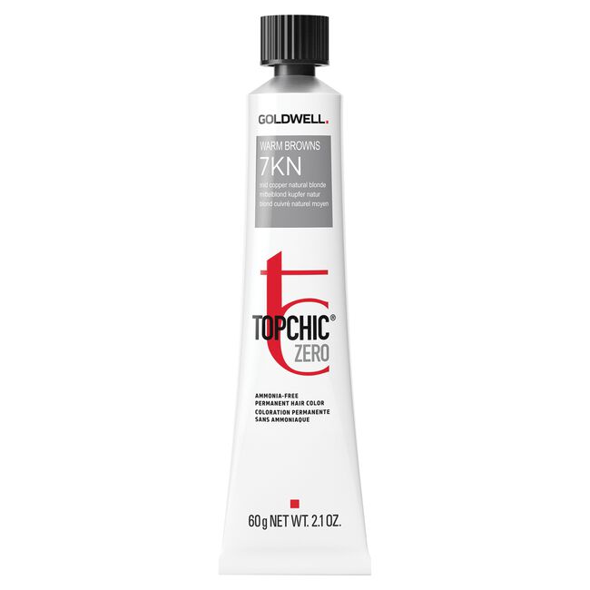 Goldwell Topchic Zero Ammonia-Free Permanent Hair Color - 7KN Mid Copper Natural Blonde